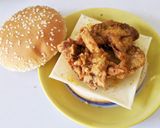 豚天バーガー作り方1写真