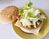 豚天バーガー作り方2写真
