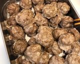 お弁当冷凍作り置き　テリヤキミートボール作り方1写真