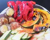 夏野菜のＧＫグリル焼き☆塩とオリーブ油で作り方11写真