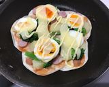 簡単★餃子の皮ピザ　作り方7写真