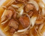 レンジで簡単☆焼き鳥缶詰で☆絶品親子丼作り方2写真