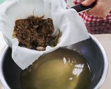 産後★青菜の味噌汁(だしの取り方)作り方3写真