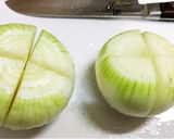 玉ねぎのトロトロ煮、鶏そぼろあん作り方1写真