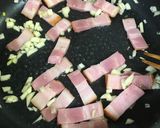 豆苗の豆乳クリームパスタ作り方2写真