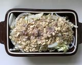 サバ缶キャベツとオートミールの重ね焼き♪作り方2写真