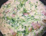 豆苗の豆乳クリームパスタ作り方5写真