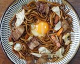 小倉の天窓焼うどん作り方5写真