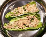 ツナ缶を使って、ピーマンのツナ詰め焼き！作り方6写真