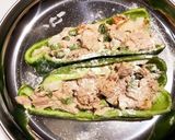 ツナ缶を使って、ピーマンのツナ詰め焼き！作り方7写真