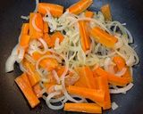 コク旨☆和風だしの焼きカレーうどん作り方2写真