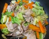 コク旨☆和風だしの焼きカレーうどん作り方4写真