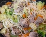 コク旨☆和風だしの焼きカレーうどん作り方5写真