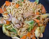 コク旨☆和風だしの焼きカレーうどん作り方6写真