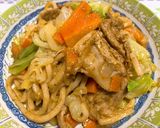 コク旨☆和風だしの焼きカレーうどん作り方7写真