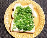ハンバーグでくまちゃんトースト作り方1写真