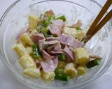 レンジで簡単！ヤングコーンアスパラチーズ作り方4写真