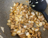 炒り卵と豚ひき肉のソース炒め作り方2写真