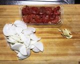 エビとモッツァレラのトマトソースパスタ作り方1写真