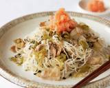 うま味たっぷり☆たらこと高菜の焼ビーフン作り方8写真