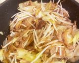 豚キャベツでさっぱりもやしポン酢炒め作り方8写真