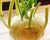 コールラビの味噌マヨごま和え作り方1写真