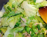 レタスとツナのさっと炒め作り方5写真
