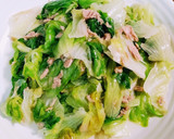 レタスとツナのさっと炒め作り方6写真