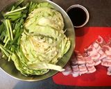 簡単、激うま!!大分名物ニラ豚作り方1写真
