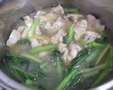 もも肉と小松菜・生姜のあっさり煮♪作り方7写真