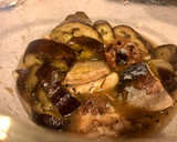 さっぱり☆なすとさば缶の焼き梅浸し作り方3写真