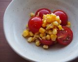 プチトマト・コーン・生姜の酢の物♪作り方4写真