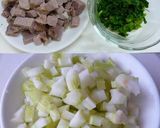 茹で塩豚の炊き込みご飯作り方2写真