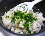 茹で塩豚の炊き込みご飯作り方4写真