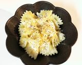 クリームパスタ(ファルファーレ)作り方4写真