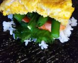 ランチに捕食に，鮭と卵焼きのおにぎらず作り方2写真