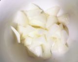 レンジ温野菜卵エビチリ味チャンプル作り方3写真