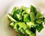 レンジ温野菜卵エビチリ味チャンプル作り方9写真