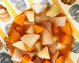 レンジ温野菜卵エビチリ味チャンプル作り方14写真