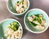 レンジ温野菜卵エビチリ味チャンプル作り方15写真