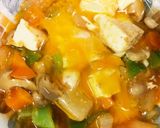レンジ温野菜卵エビチリ味チャンプル作り方22写真