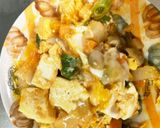 レンジ温野菜卵エビチリ味チャンプル作り方24写真