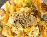 レンジ温野菜卵エビチリ味チャンプル作り方25写真