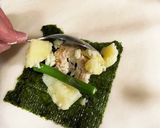 海苔とチーズのカラフル春巻き作り方9写真