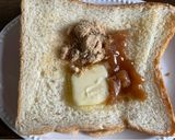 甘々おやつトースト（バターやジャム）作り方2写真