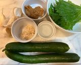 胡瓜の大蒜味噌和え作り方1写真