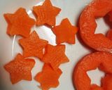 レンジで簡単★お弁当★人参グラッセ★飾り作り方1写真