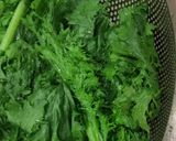 わさび菜の木の葉どんぶり作り方1写真
