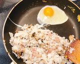 簡単即席10分チャーハンランチ★マヨなし作り方3写真