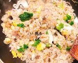 簡単即席10分チャーハンランチ★マヨなし作り方5写真